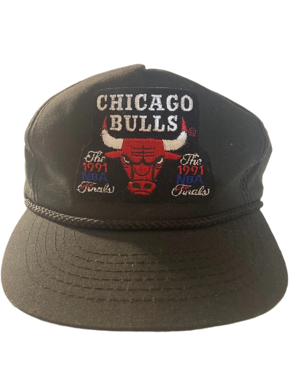 Rare Vintage Chicago Bulls 1991 NBA Snapback Hat Cap
